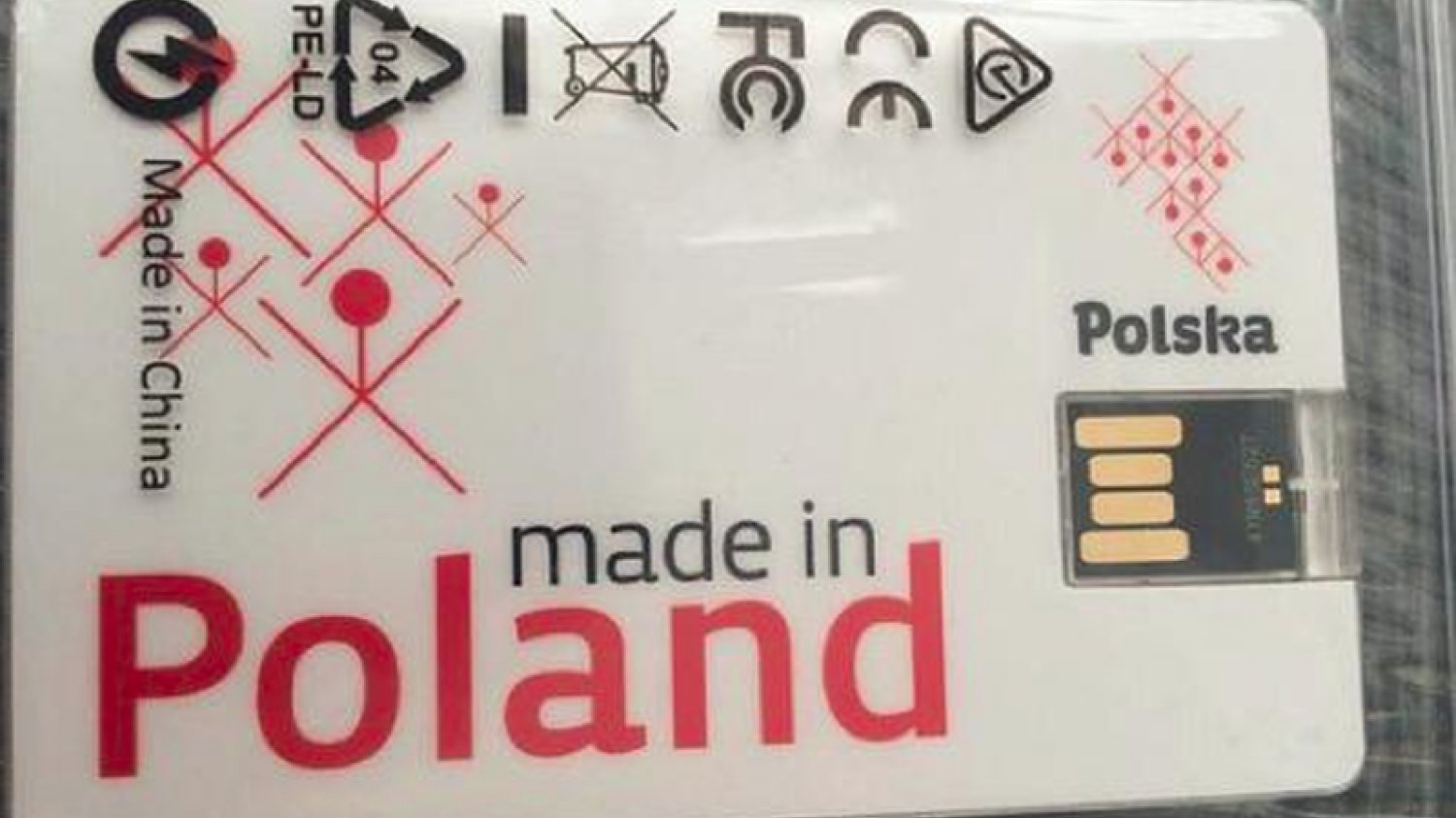 Polska marka promowana w woreczku "made in China"?