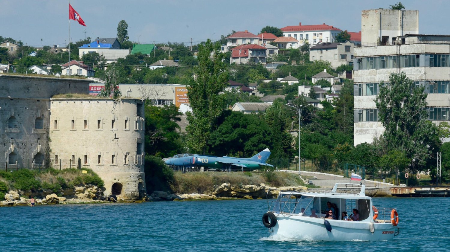 Sewastopol - największe miasto okupowanego przez Rosjan Krymu, siedziba dowództwa Floty Czarnomorskiej