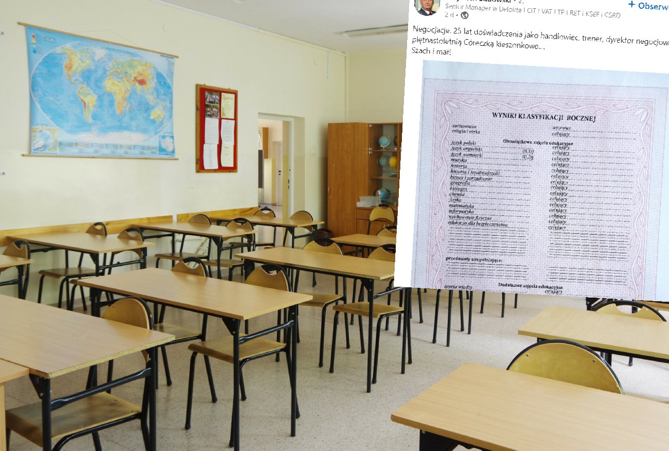 Pokazał świadectwo swojej córki. W komentarzach rozpętało się piekło.