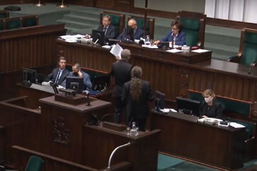 Grzegorz Braun starł się z Elżbietą Witek