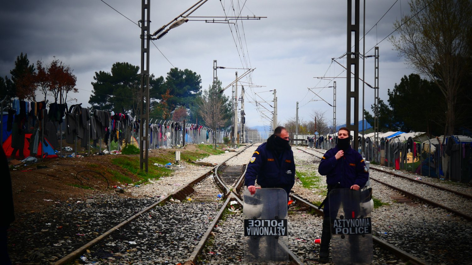 Policja w Idomeni