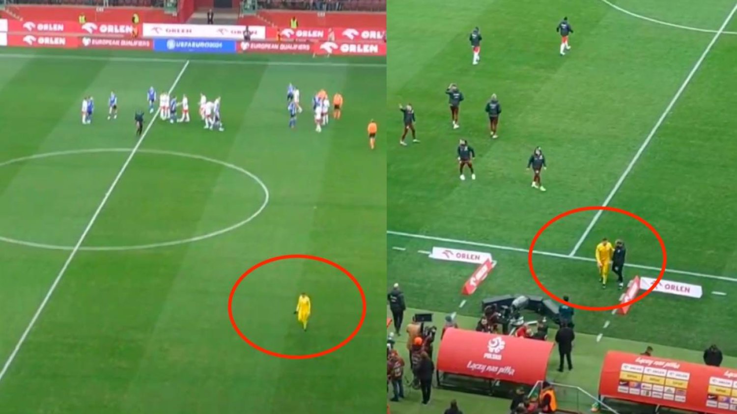 Wojciech Szczęsny po meczu błyskawicznie zszedł do szatni