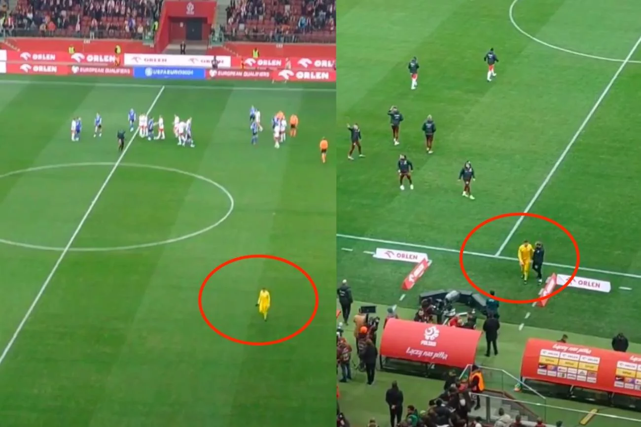 Wojciech Szczęsny po meczu błyskawicznie zszedł do szatni