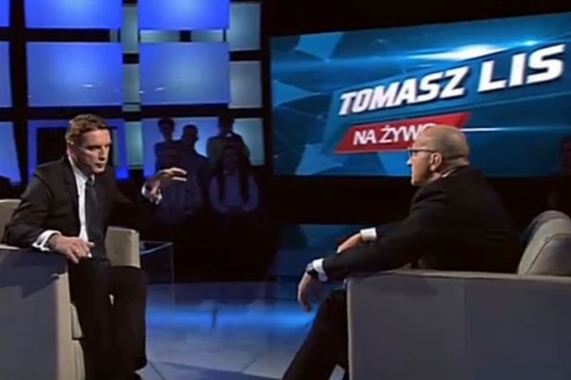 Były premier Kazimierz Marcinkiewicz był gościem programu "Tomasz Lis na żywo" na antenie TVP2.