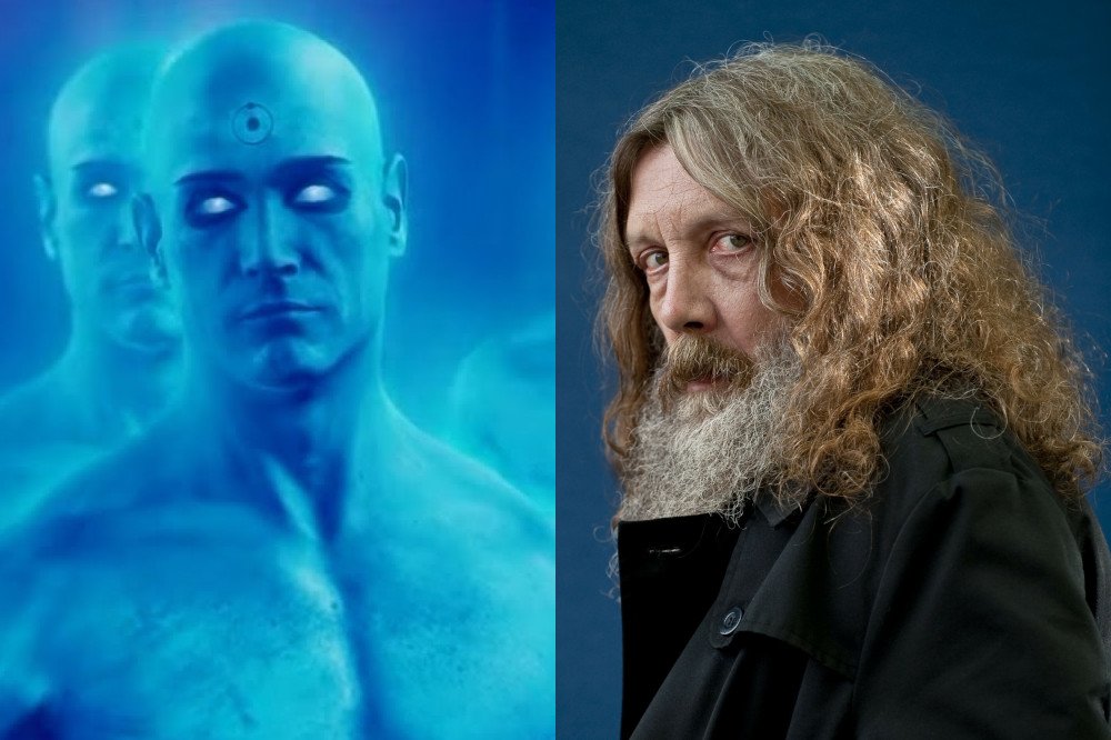 Alan Moore i Doktor Manhattan z Watchmen