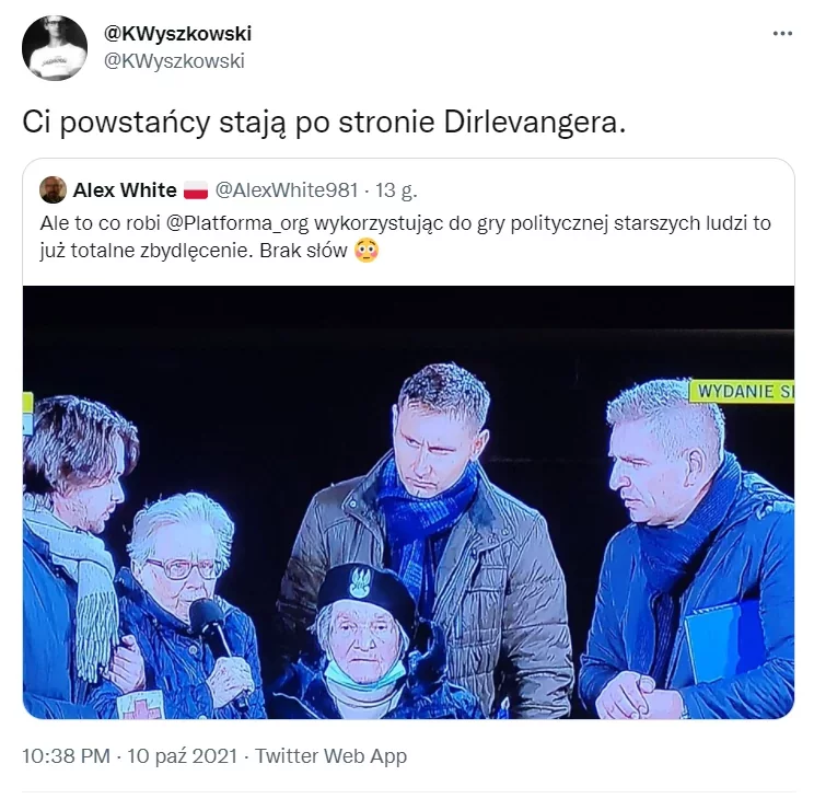 Na post Wyszkowskiego brak słów.