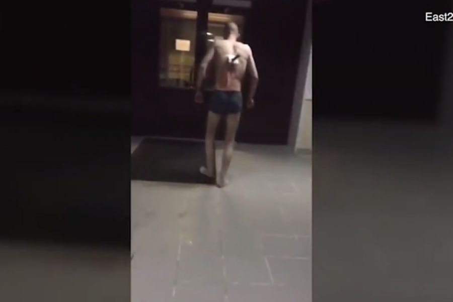 Mężczyzna miał wielką ochotę na papierosa