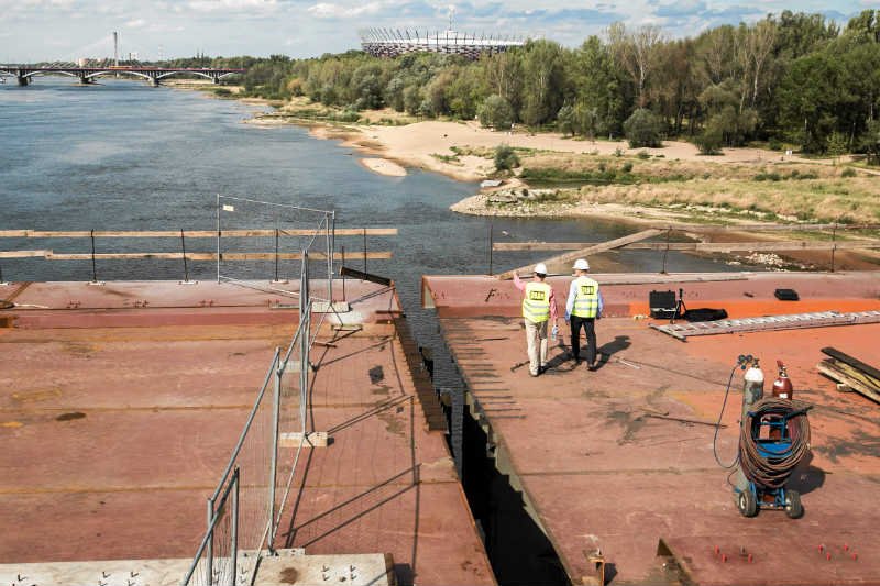 Most Łazienkowski zostanie otwarty 1 listopada.