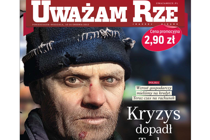 Fragment okładki 'Uważam Rze".