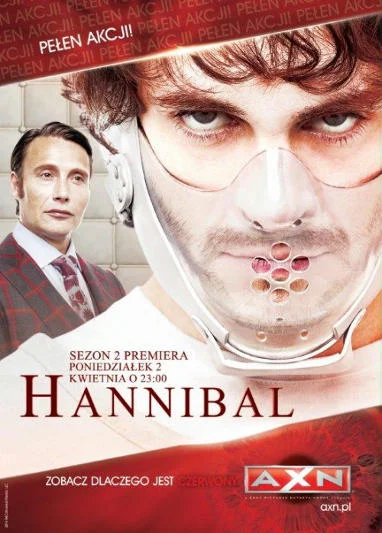 Plakat z serialu "Hannibal"