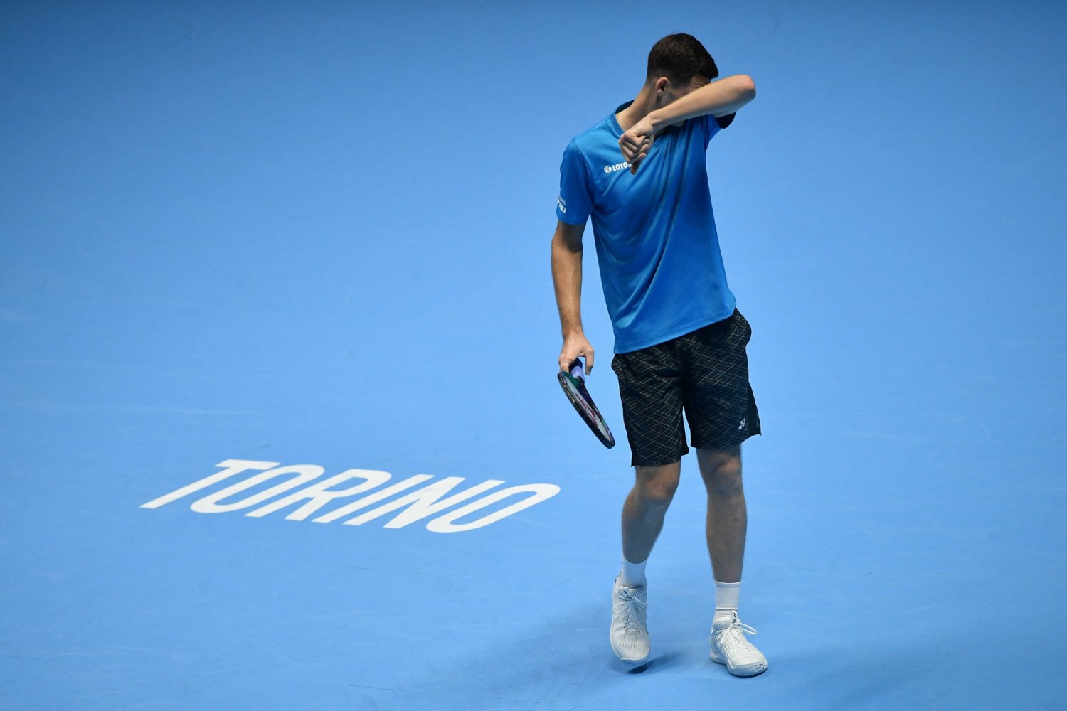 Hubert Hurkacz nie miał wiele do powiedzenia w starciu z 20-letnim Jannikiem Sinnerem