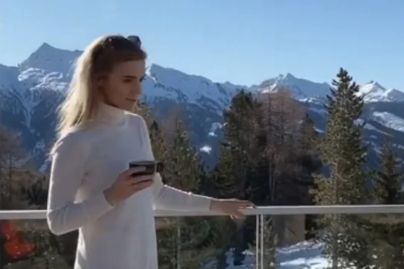 Kasia Tusk spędza Sylwestra w Dolomitach.