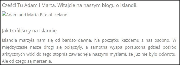 Stara wersja bloga