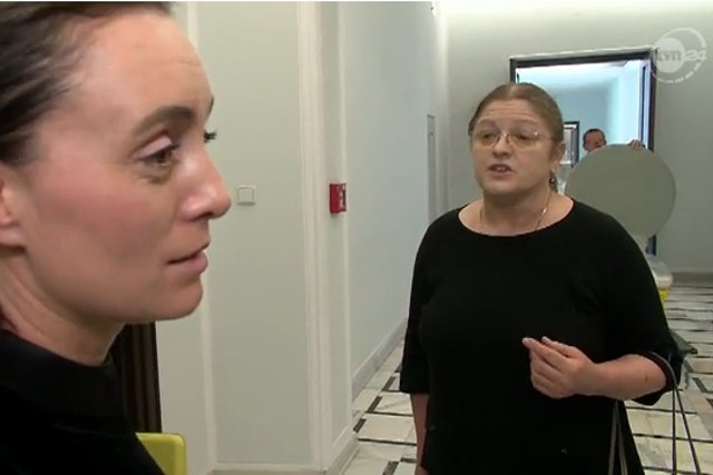 Wymiana zdań między Agatą Adamek a Krystyną Pawłowicz