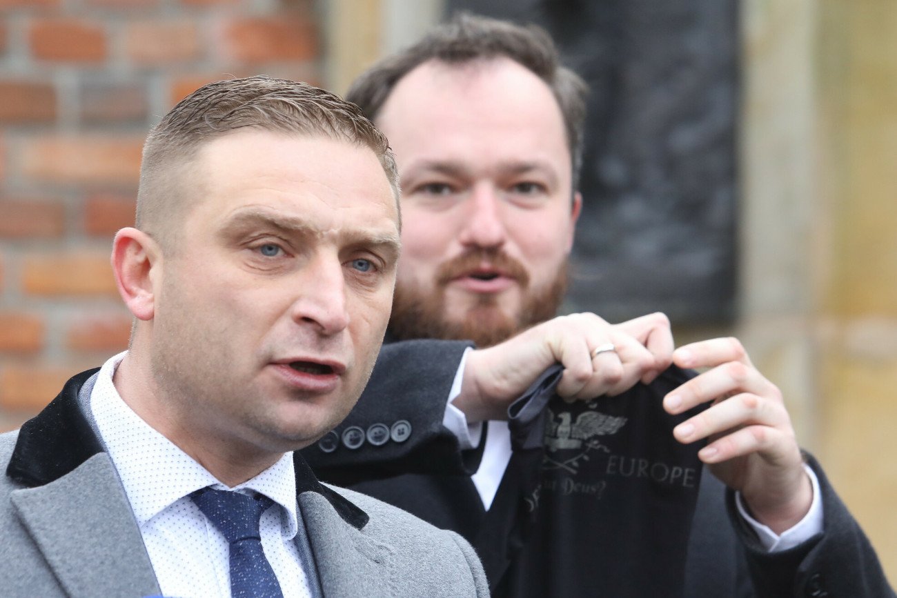 Robert Bąkiewicz, prezes Stowarzyszenia Marsz Niepodległości oraz Witold Tumanowicz, wiceprezes. Dziś podzieleni.