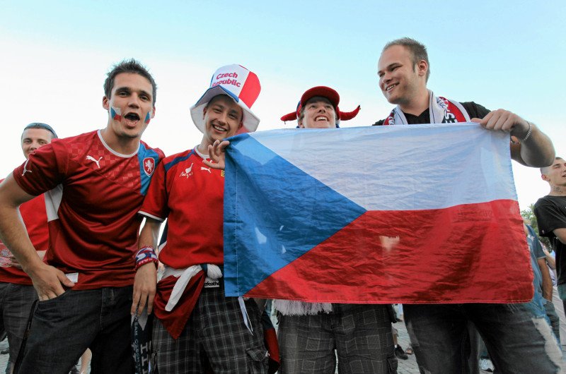 Strefa kibica. Fani reprezentacji Czech przed meczem z Portugalią