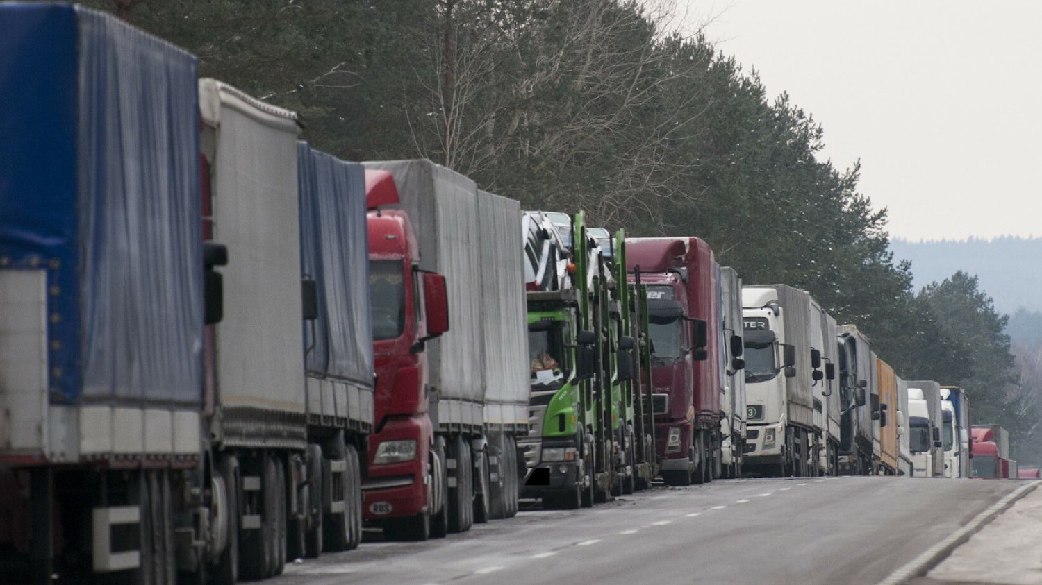 Od soboty do rana w niedzielę na Łotwę nie wpuszczono 152 ciężarówek na rosyjskich i białoruskich tablicach rejestracyjnych.