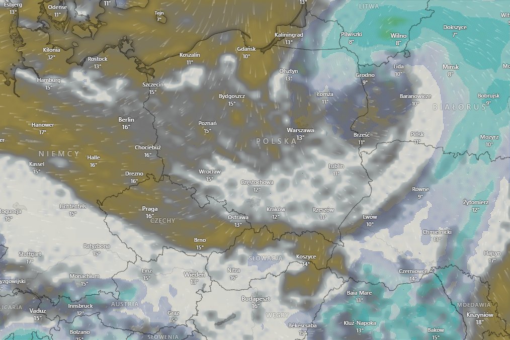 Prognoza pogody na weekend jest fatalna.