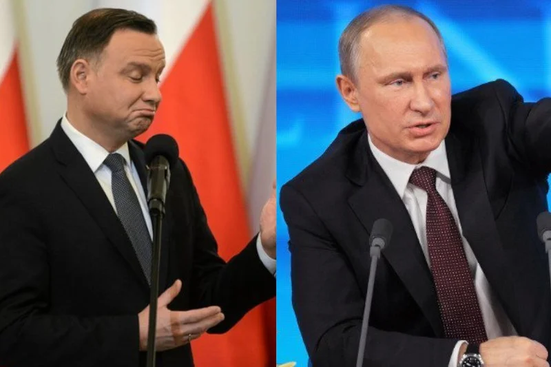 Władimir Putin pominął w życzeniach Andrzeja Dudę.