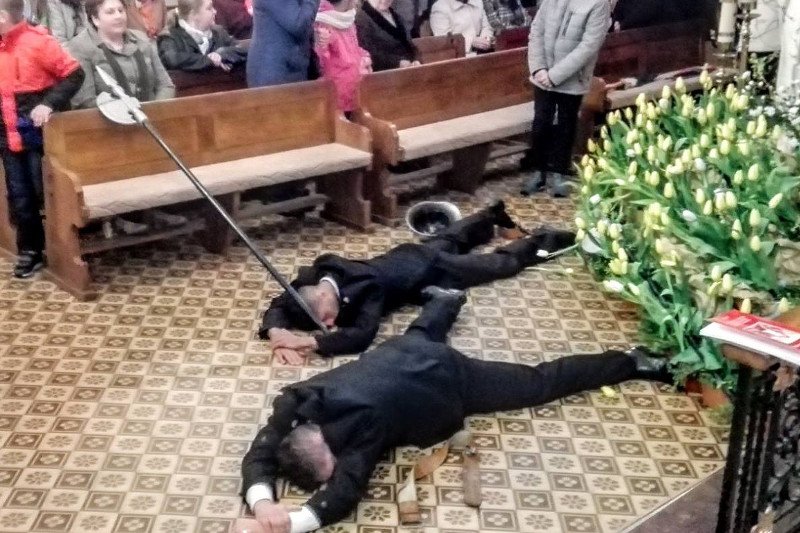 Strażacy "zagrali" swoje role bardzo naturalistycznie