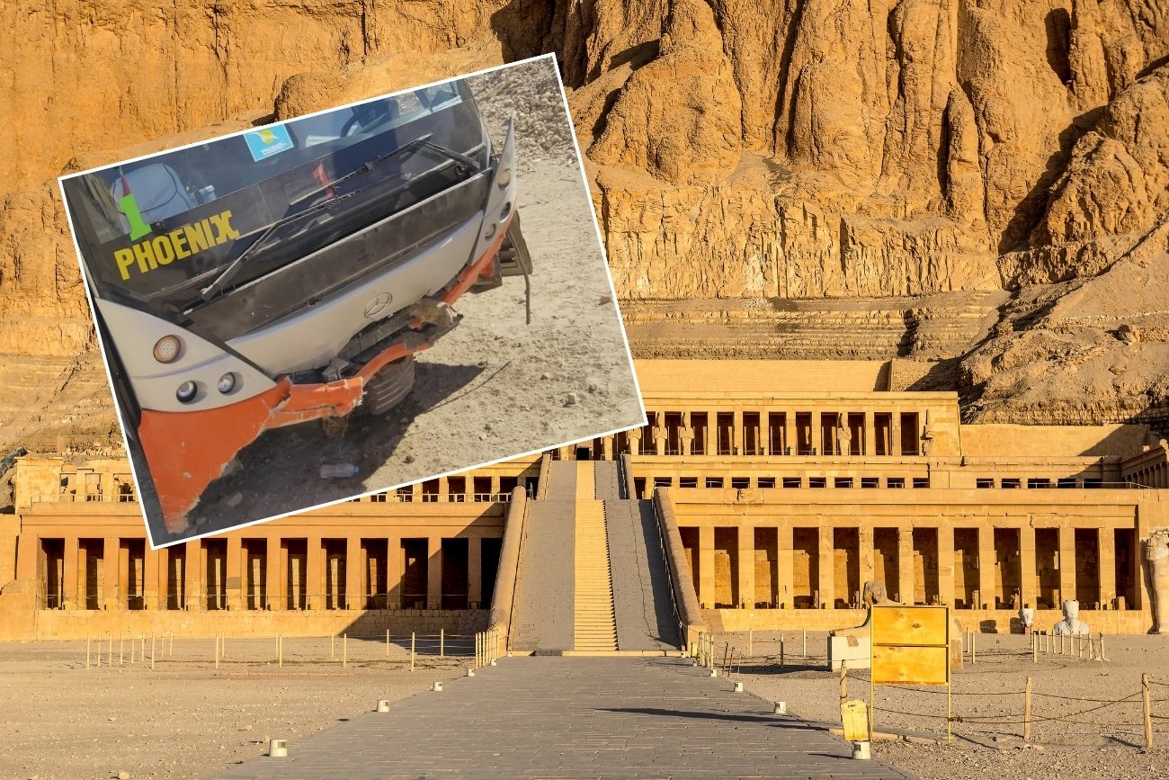 Do wypadku doszło w drodze do Świątyni Hatszepsut