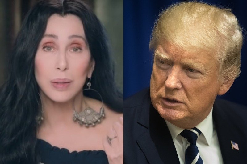 Cher powiedziała o tym, co myśli na temat Donalda Trumpa.
