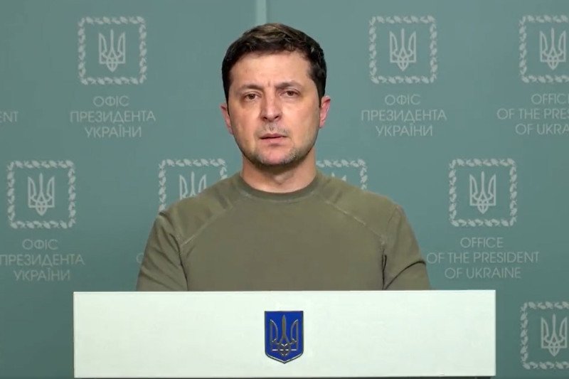 Prezydent Ukrainy Wołodymyr Zełenski nie boi się rozmawiać z Rosją o neutralności