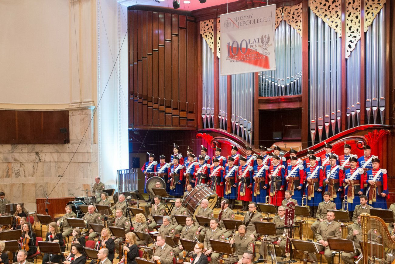 Segregacja sanitarna w Filharmonii Narodowej.