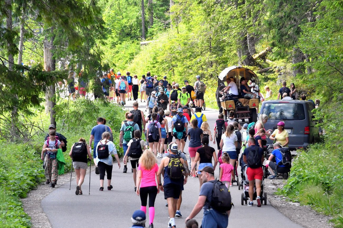 W lipcu tego roku Tatrzański Park Narodowy odwiedziło 769 651 turystów.