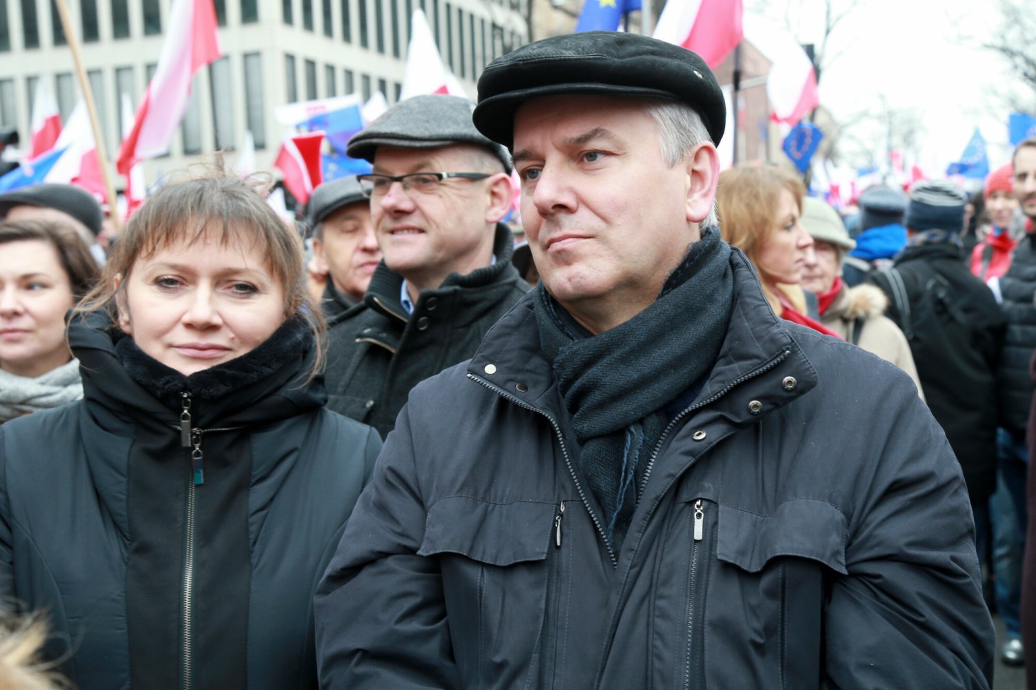 Cezary Grabarczyk z żoną Małgorzatą Kozłowską-Grabarczyk