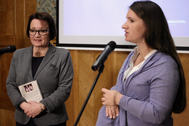 Podczas spotkania w Ministerstwie Edukacji.