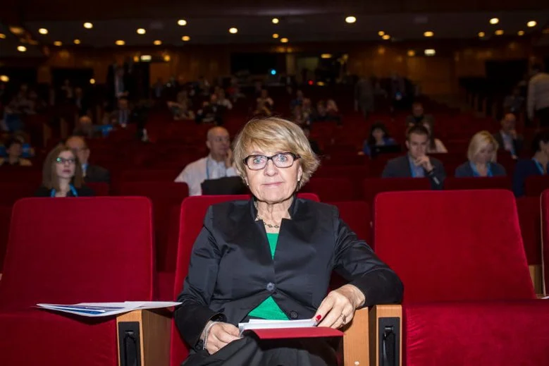 Prof. Danuta Huebner, europosłanka EPL.
