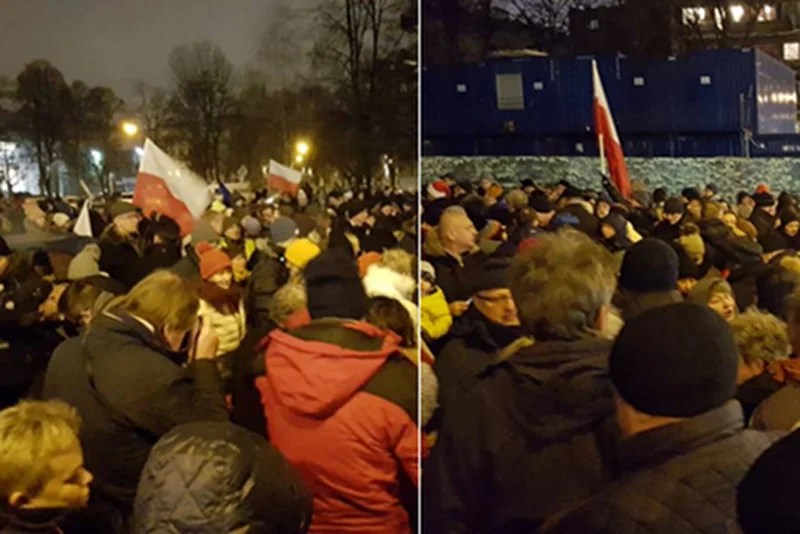 24 grudnia na wieczerzę przed sejmem, stawiło się ok 500 osób