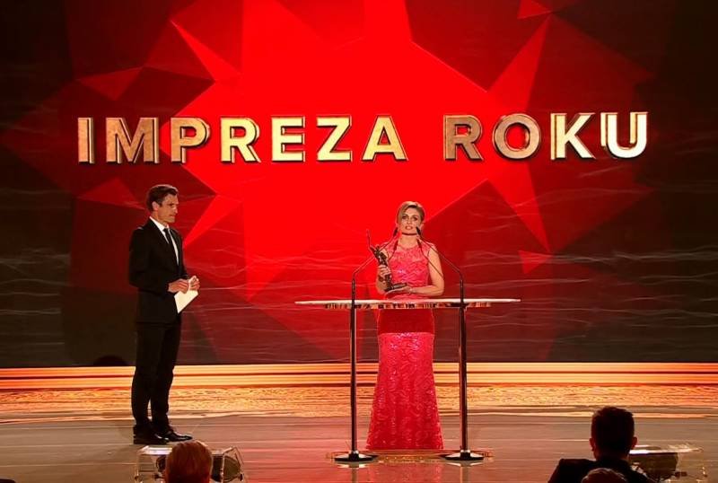 Nagrodę odebrała córka organizatora wyścigu Czesława Langa, Agata Lang.