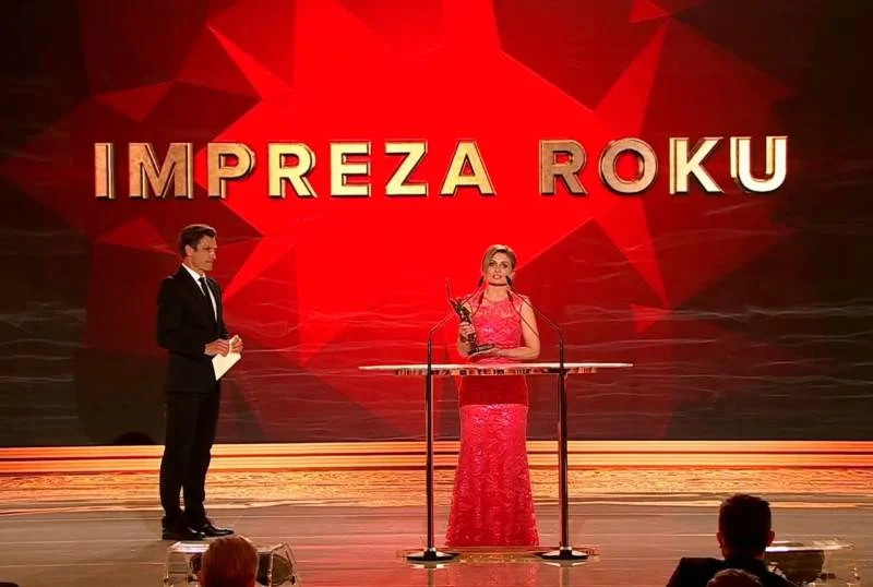 Nagrodę odebrała córka organizatora wyścigu Czesława Langa, Agata Lang.