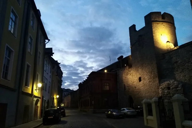 Starówka nocą