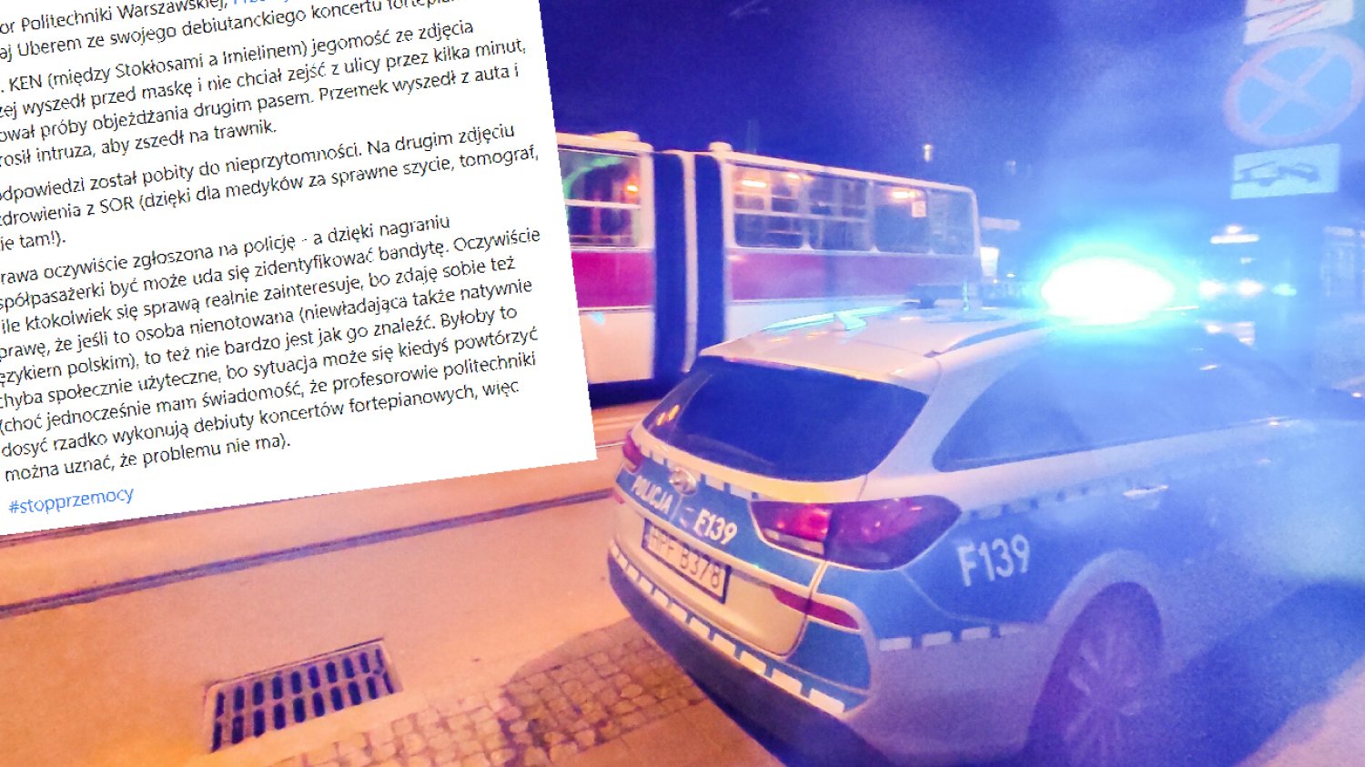 Pobicie na warszawskim Ursynowie. "Pobił Przemka do nieprzytomności".