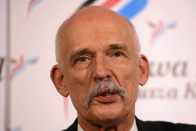 Janusz Korwin-Mikke twierdzi, że mimo zakazu regularnie odwiedza MSZ