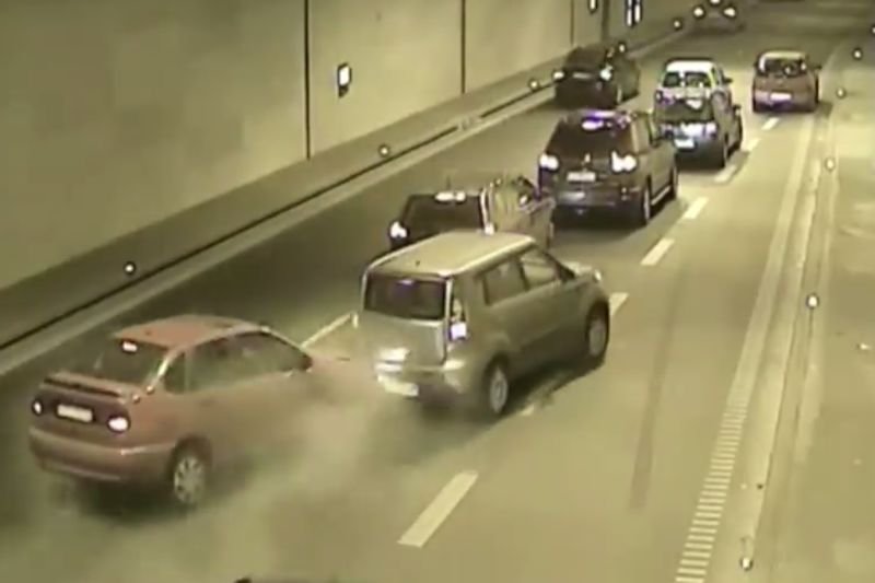 Gdański Tunel pod Martwą Wisłą chociaż funkcjonuje zaledwie dwa lata, to pełno w nim kolizji i niebezpiecznych sytuacji.