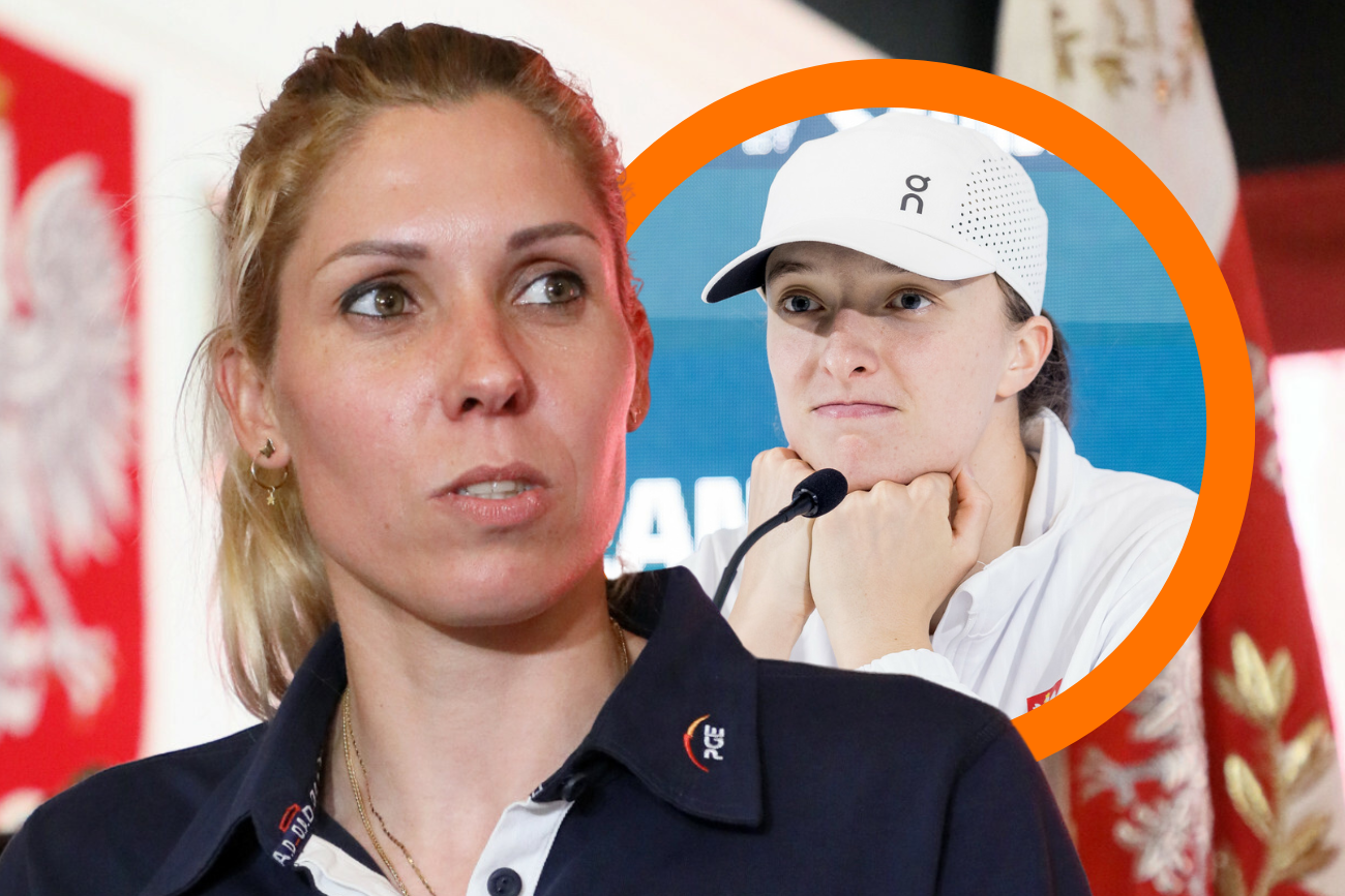 Zofia Klepacka i Iga Świątek