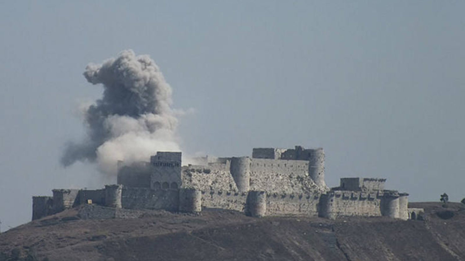 Zamek Krak des Chevaliers w Syrii