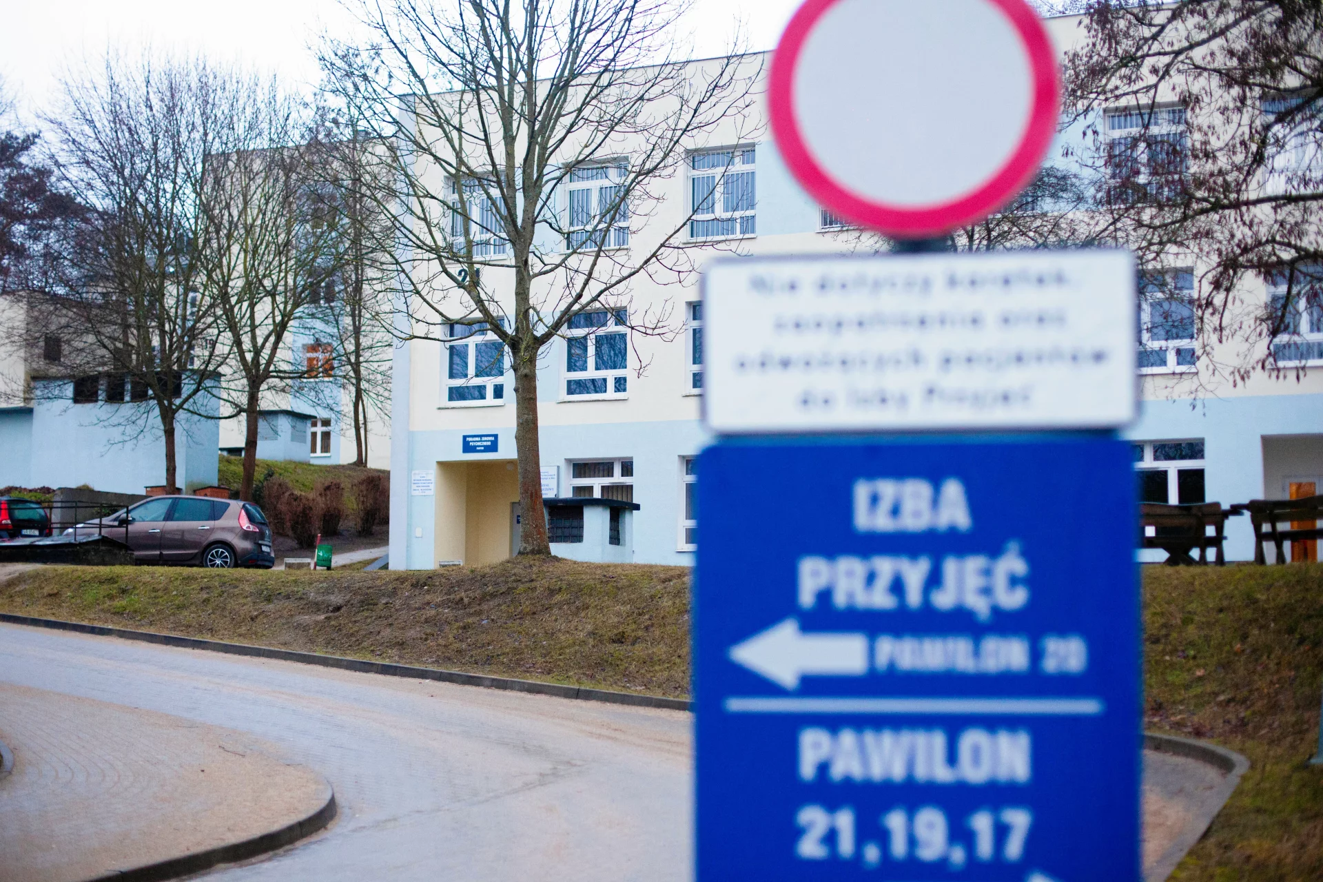 Wojewódzki Szpital Psychiatryczny w Gdański przy ul. Srebrniki.