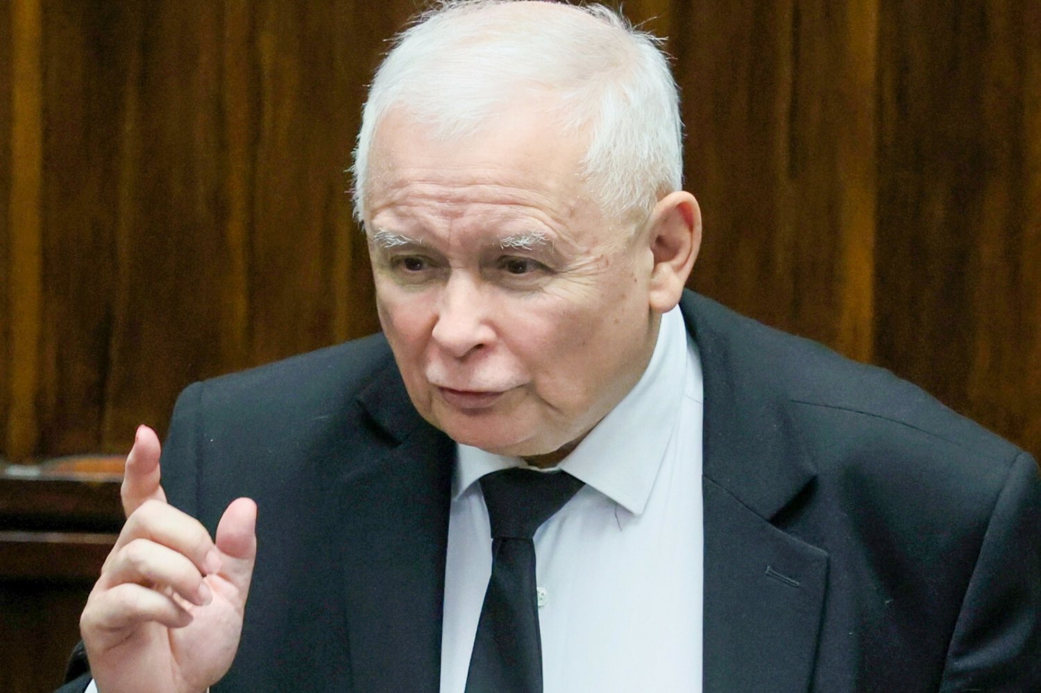 Prezes PiS Jarosław Kaczyński.