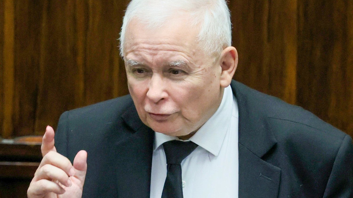 Prezes PiS Jarosław Kaczyński.