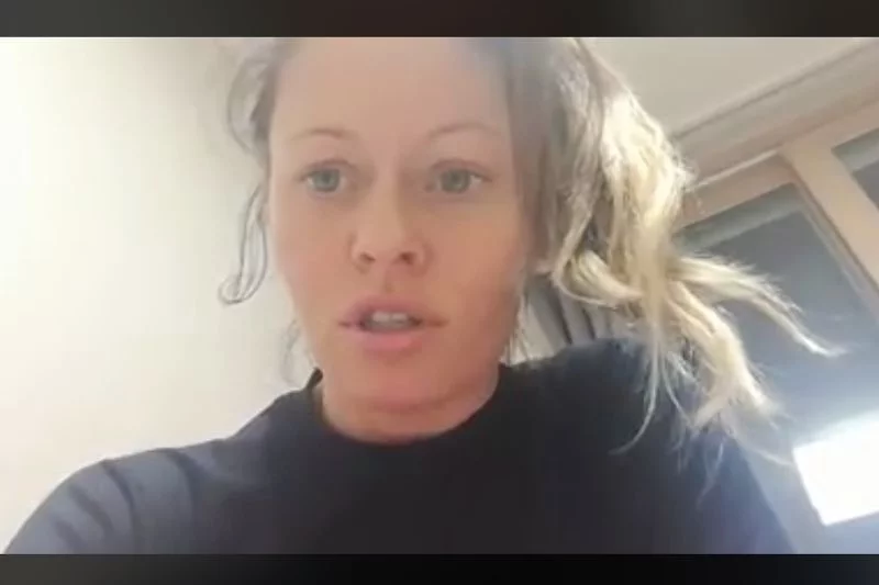 Biathlonistka broni swojej reakcji w filmiku opublikowanym na Facebooku.