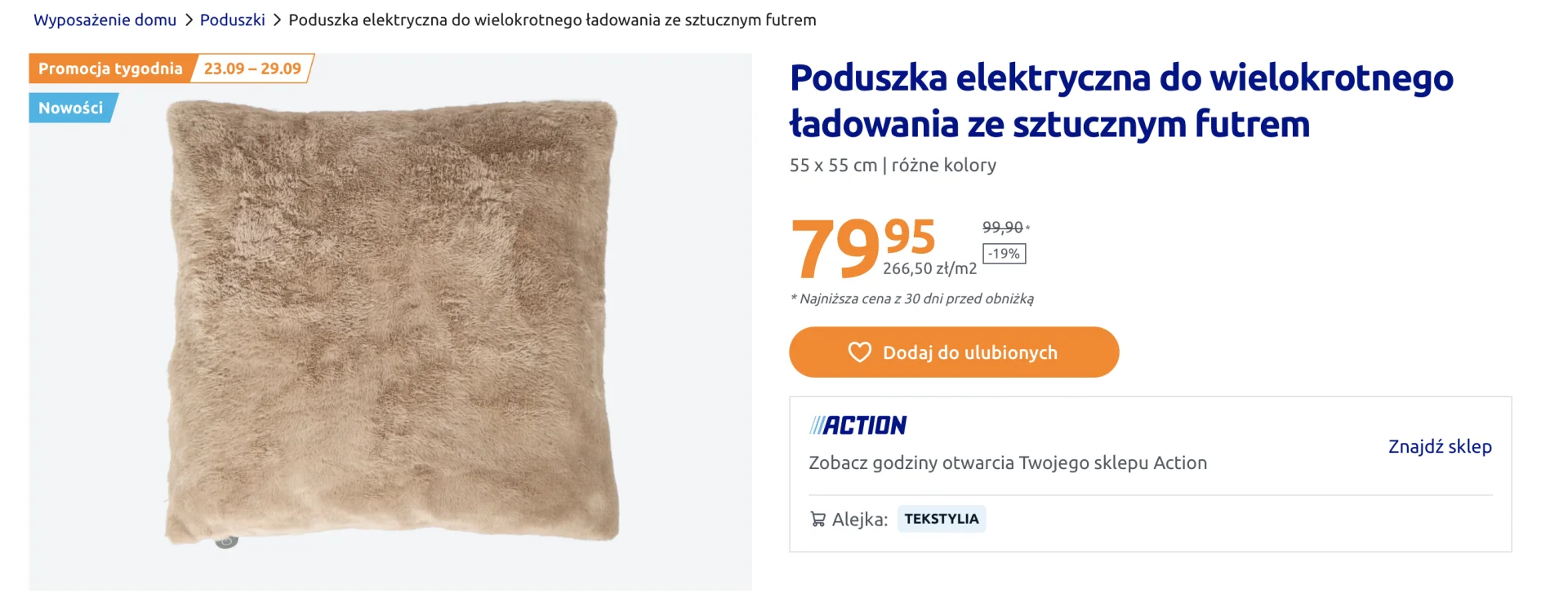 Action ma gadżet idealny na jesienne chłody. Teraz jest jeszcze na promocji Action