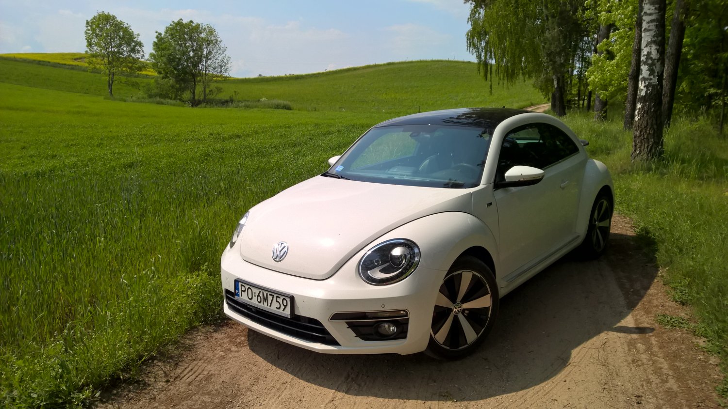 VW Beetle na trasie OS Paprotki