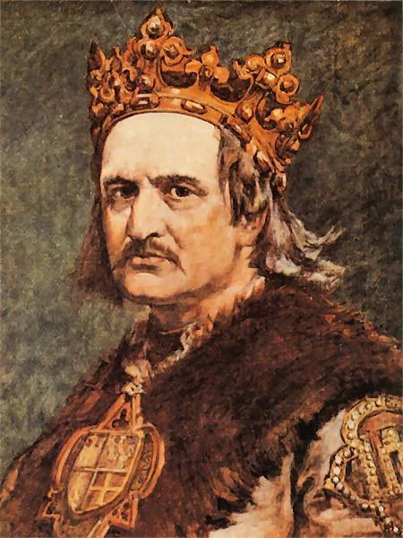 Władysław Jagiełło, już jako król Polski. Poczet Jana Matejki.
