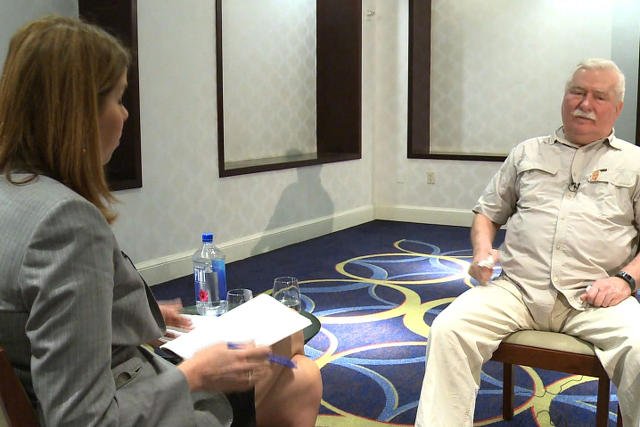 Lech Wałęsa rozmawiał z Katarzyną Kolendą - Zaleską o dokumentach TW "Bolka"