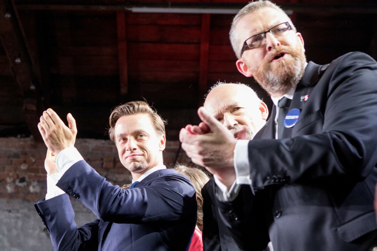 Krzysztof Bosak, Janusz Korwin-Mikke, Grzegorz Braun